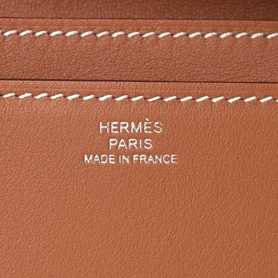 HERMES カードケース Hermesnap Swift HERMES Swift Hermesnap Card Holder Gold 1614460 | FASHIONPHILE