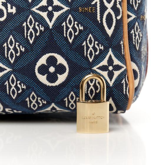 LOUIS VUITTON Jacquard Since 1854 Speedy Bandouliere 25 Blue