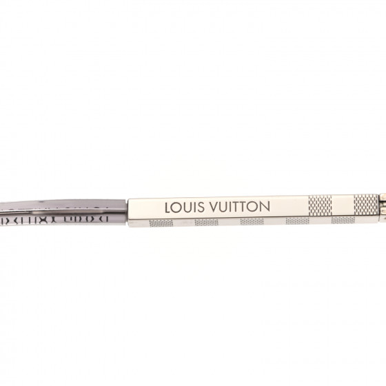 VUITTONソアラ Louis Vuitton Silvertone Metal Frame Attitude Sunglasses