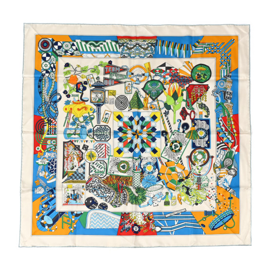 エルメス シルクスカーフ D'Ombrelle aux Duels HERMES - エルメス HERMES ツイリー De l'Ombrelle aux Duels