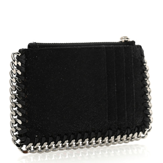 財布・小物その他 STELLA McCARTNEY Black Shaggy Deer Card Holder Stella McCartney Stella Mc Cartney Black Shaggy Deer