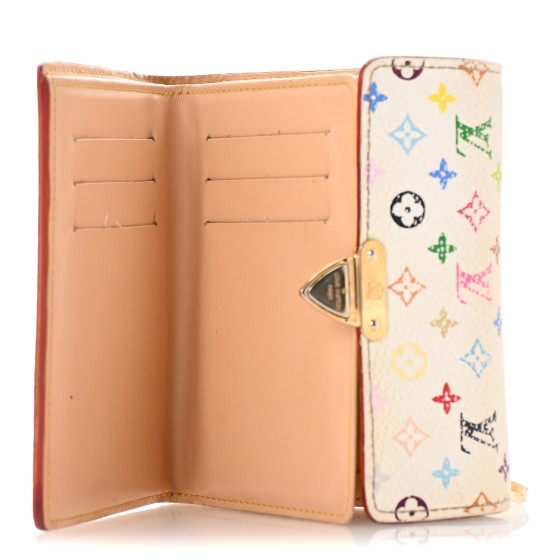 LOUIS VUITTON Monogram Multicolor Koala Wallet White 1668959