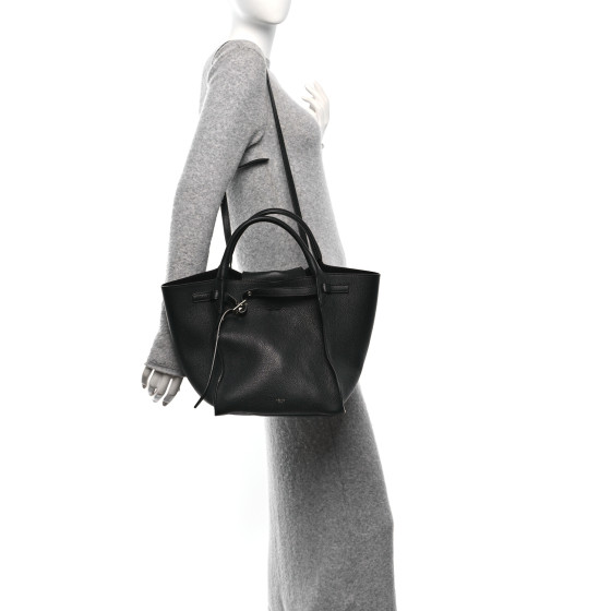 CELINE Supple Grained Calfskin Small Big Bag Black