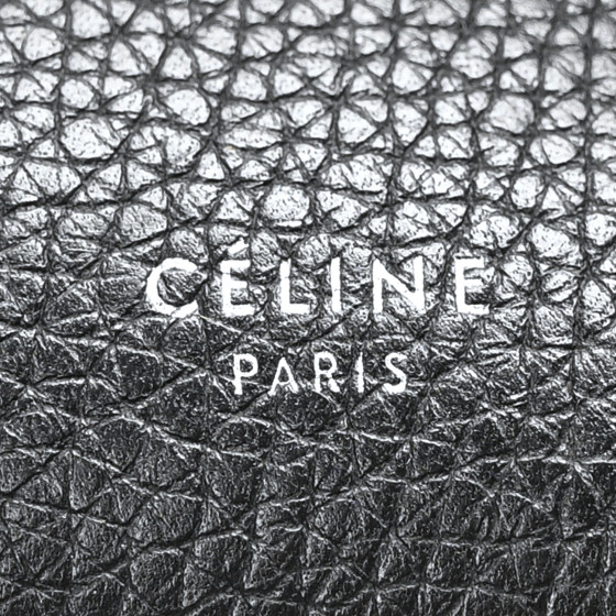 CELINE Supple Grained Calfskin Small Big Bag Black 1669778