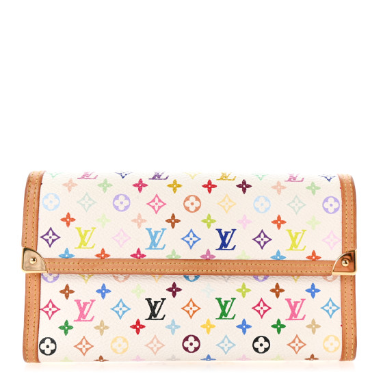 【希少】 LOUIS VUITTON Vintage 2004 International Wallet Louis Vuitton Vintage 2004 International Wallet - White