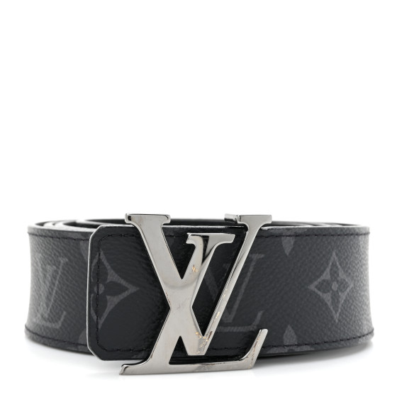 LOUIS VUITTON Calfskin Monogram Eclipse 40mm LV Initiales