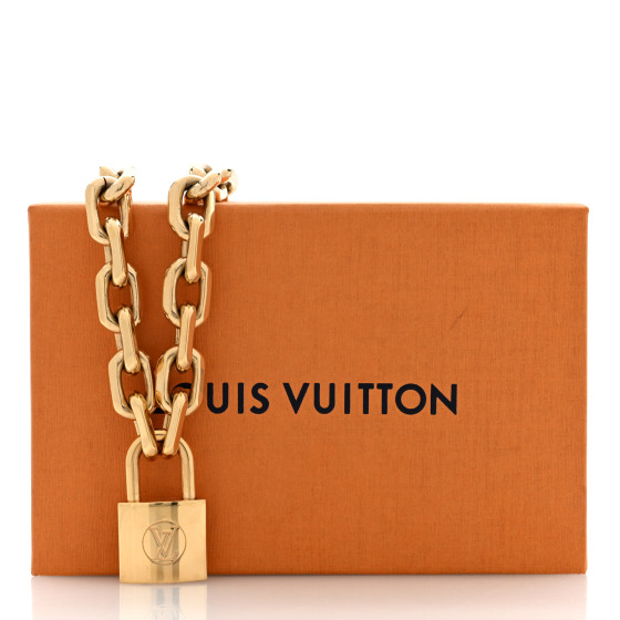【胸元に存在感をON】LOUIS VUITTON★LV Edge Cadenasネックレス LOUIS VUITTON LV Edge Necklace Cadenas Gold 1639039