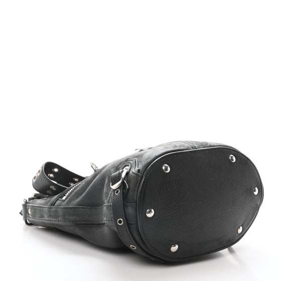 【BALENCIAGA】EMO XS バケットバック カーフスキン Emo XS leather bucket bag in black - Balenciaga | Mytheresa