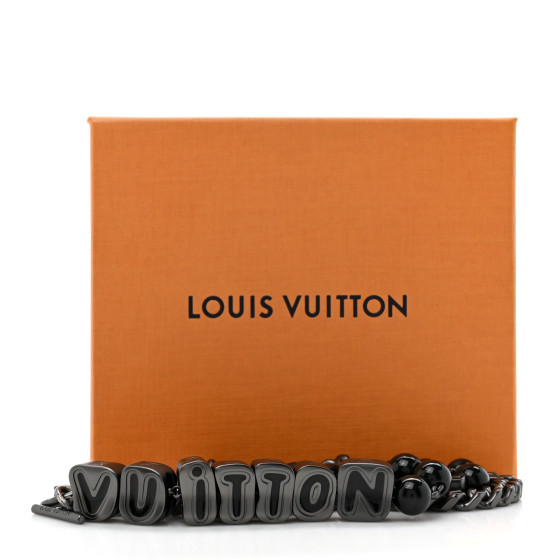 ルイヴィトン チェーンベルト ヴィトン Ruthenium LOUIS VUITTON Ruthenium Vuitton Chain Belt 1663026