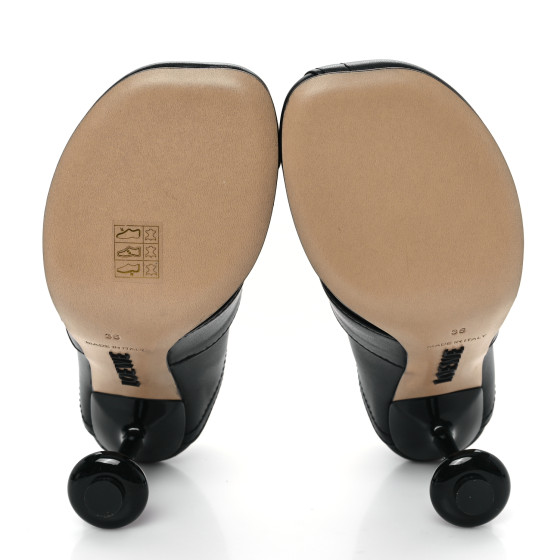 LOEWE Goatskin Toy Panta 90 Pumps 36 Black 1665125