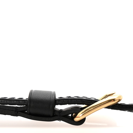 LOUIS VUITTON Calfskin Adjustable Shoulder Strap Black