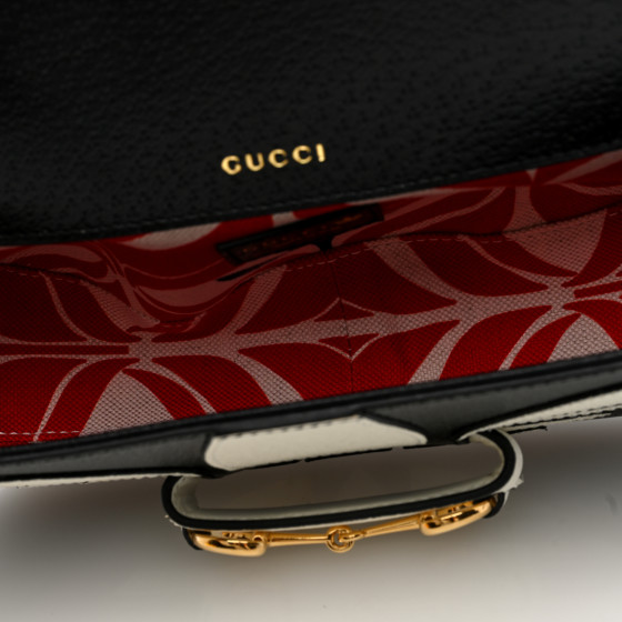 _ GUCCI X ADIDAS Textured Dollar Calfskin Web Small Trefoil
