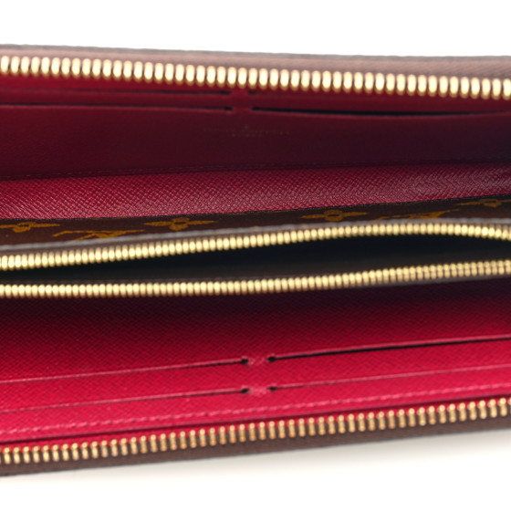 LOUIS VUITTON Monogram Clemence Wallet Fuchsia 1672209