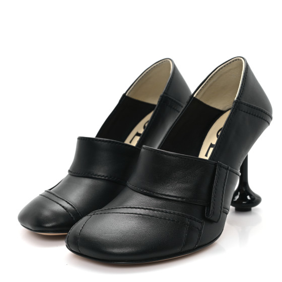 LOEWE Goatskin Toy Panta 90 Pumps 36 Black 1665125