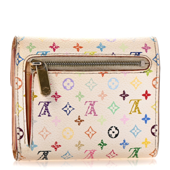 LOUIS VUITTON Monogram Multicolor Koala Wallet White 1668959
