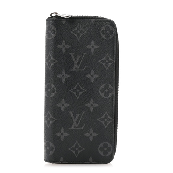 LOUIS VUITTON Monogram Eclipse Vertical Zippy Wallet 1673304