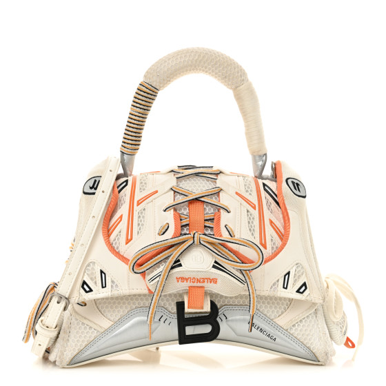 BALENCIAGA Faux Calfskin Fabric Glow In The Dark Small