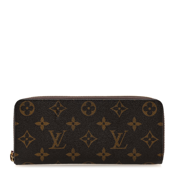 LOUIS VUITTON Monogram Clemence Wallet Fuchsia 1672209