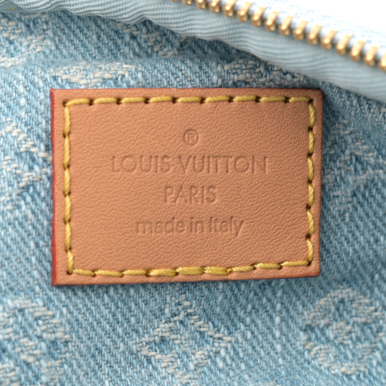 【LOUIS VUITTON】ミニ バムバッグ スカイブルーデニム LOUIS VUITTON Monogram Denim Mini Bumbag Sky Blue 1553873