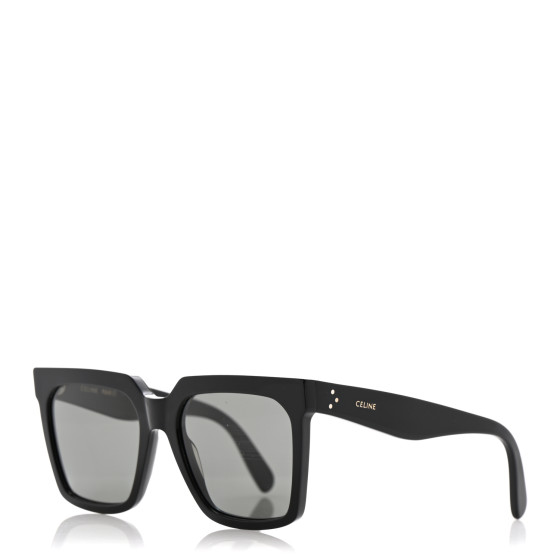 CELINE Acetate Polarized Oversized Sunglasses CL4055IN Black