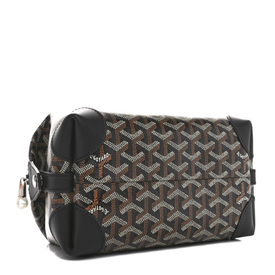 GOYARD Goyardine Boeing 25 Trousse de Toilette Black 1669103