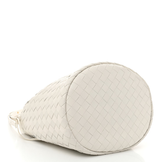 BOTTEGA VENETA Calfskin Intrecciato Small Castello Bucket