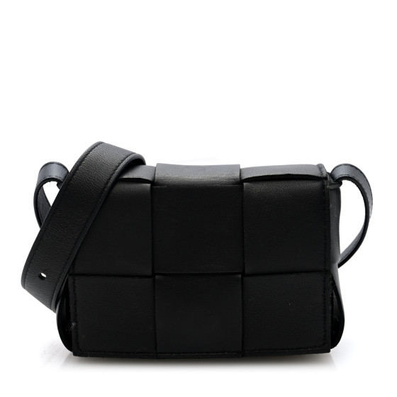 【BOTTEGA VENETA】Intreciato Cassette Mini Crossbody Bag Bottega Veneta Womens Intrecciato Extra Mini Cassette