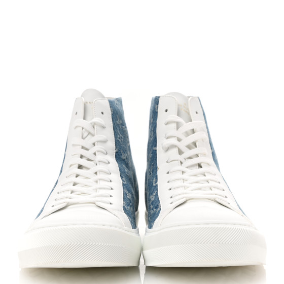 ルイ・ヴィトン M70746 LOUIS VUITTON Calfskin Denim Monogram Mens Tattoo Sneaker