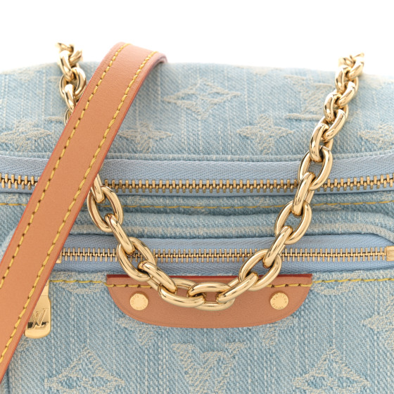 【LOUIS VUITTON】ミニ バムバッグ スカイブルーデニム LOUIS VUITTON】ミニ バムバッグ スカイブルーデニム