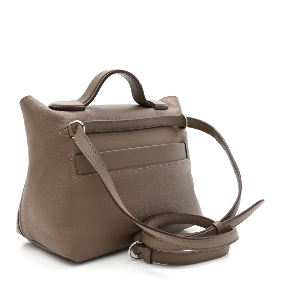 ナッパグラッセとHカットが魅力【HERMES】Sabots Kos Noir/Ecru Hermès 24/24 29 Togo / Swift Black | SACLÀB
