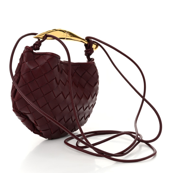 BOTTEGA VENETA Nappa Intrecciato Mini Sardine Bag Barolo