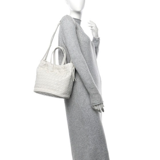 【関税&送料込】Bottega Veneta Castello Small Bucket Bag In Bottega Veneta Small Castello Intreccio Leather Bucket Bag