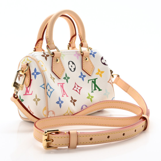 LOUIS VITTON イエローベージュ LOUIS VUITTON LV X TM Monogram Multicolor Speedy Bandouliere
