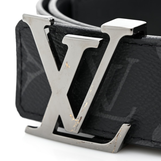 LOUIS VUITTON Calfskin Monogram Eclipse 40mm LV Initiales