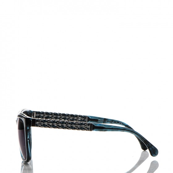 パーツ CHANEL MENS CHANEL Square Chain Sunglasses 5360-Q Dark Blue 185388