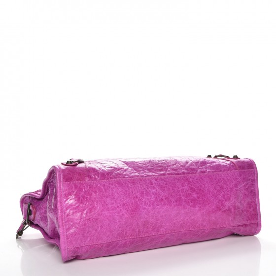 BALENCIAGA Agneau Classic Hardware City Amethyst 232396