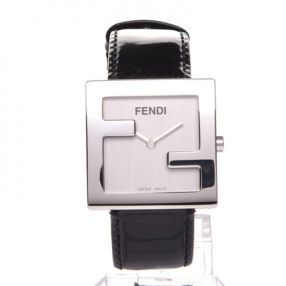 FENDI Stainless Steel Calfskin 24mm FendiMania Quartz Watch
