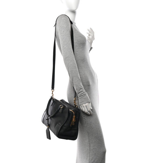 LOEWE　ロエベ　アマソナ　Size36 Loewe Pre-Owned 2010-2025 Suede Amazona 36 Handbag | Orange