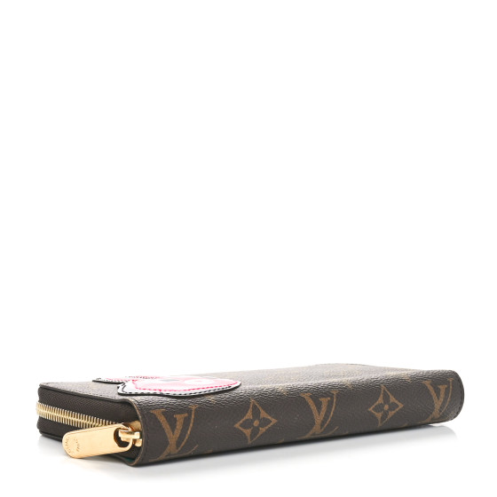 LOUIS VUITTON LV X SY Monogram Rabbit Zippy Wallet Pink