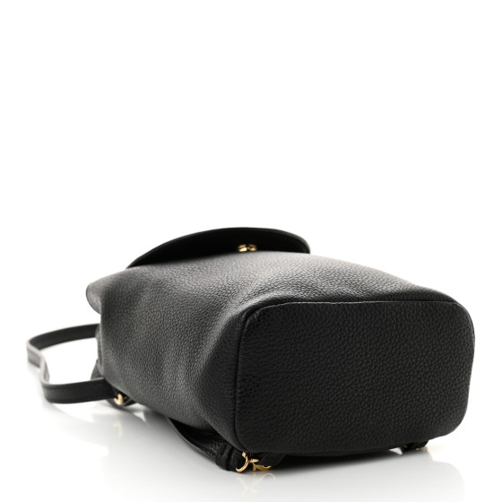 SALVATORE FERRAGAMO Grained Calfskin Mini Gancini Backpack