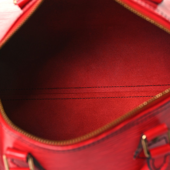 LOUIS VUITTON Epi Speedy 30 Castillan Red 1610187 | FASHIONPHILE