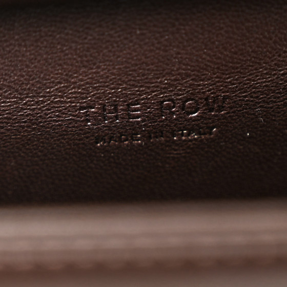 THE ROW Nappa Canteen Bag Dark Brown 1625374 | FASHIONPHILE