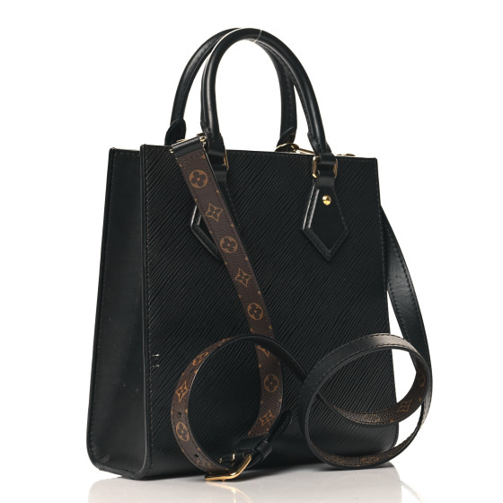 LOUIS VUITTON Epi Sac Plat BB Black 1625696 | FASHIONPHILE