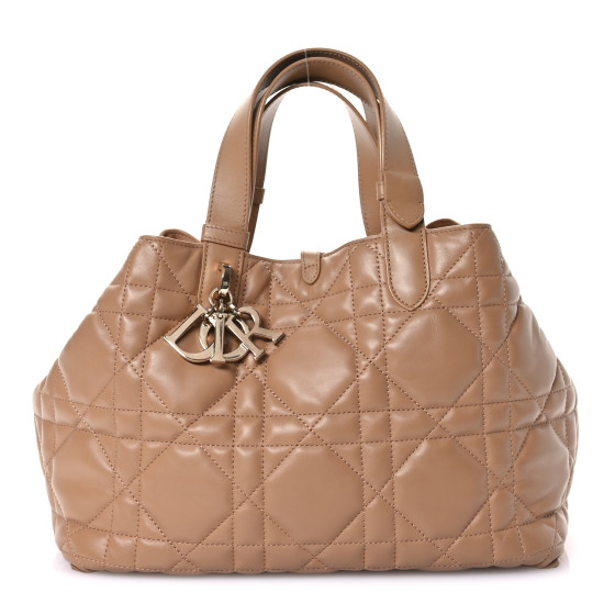[DIOR] Always Tourjours Macrocannage Medium Bag ディオール Medium Dior Toujours Bag Black Macrocannage Crinkled