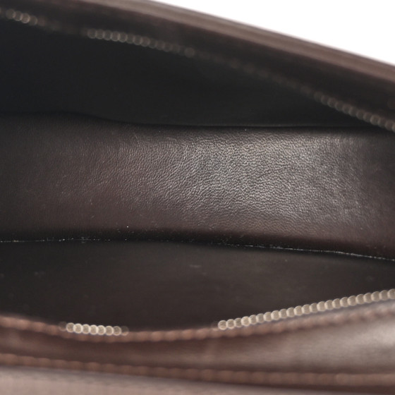 THE ROW Nappa Canteen Bag Dark Brown 1625374 | FASHIONPHILE