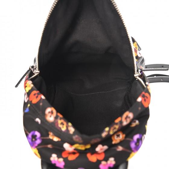 GIVENCHY Tech Twill Nylon Pansy Print Nano Backpack