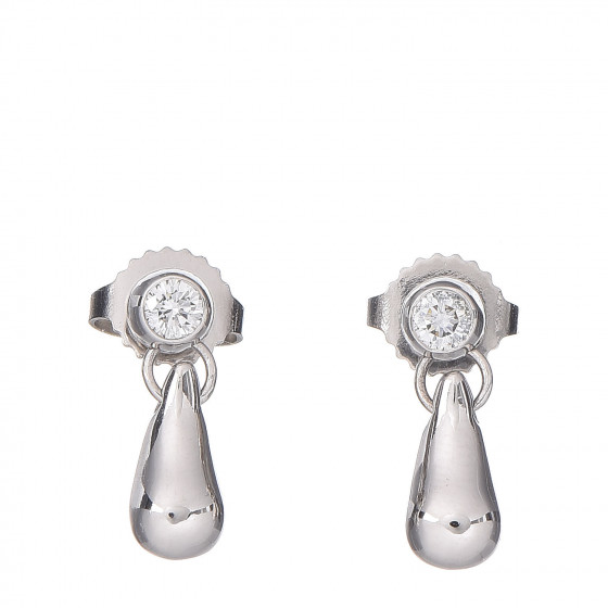 [Tiffany] Elsa Peretti Teardrop シルバーフープイヤリング Elsa Peretti®:Teardrop Earrings in Sterling Silver | Tiffany