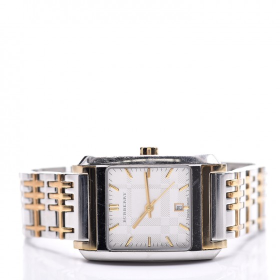 BURBERRY Stainless Steel 25mm Nova Check Quartz Watch BU1573