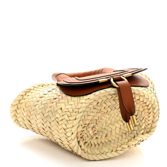 関税送料込- CHLOE MARCIE MINI BASKET BAG CHLOÉ Marcie Basket Mini Handbag in Sunny Coral Beige