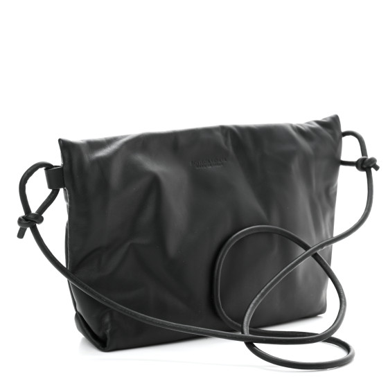 【BOTTEGA VENETA】HIDROLOGY Leather Crossbody Bag Slate Bottega Veneta Crossbody Bags Men Leather Gray/Slate | B